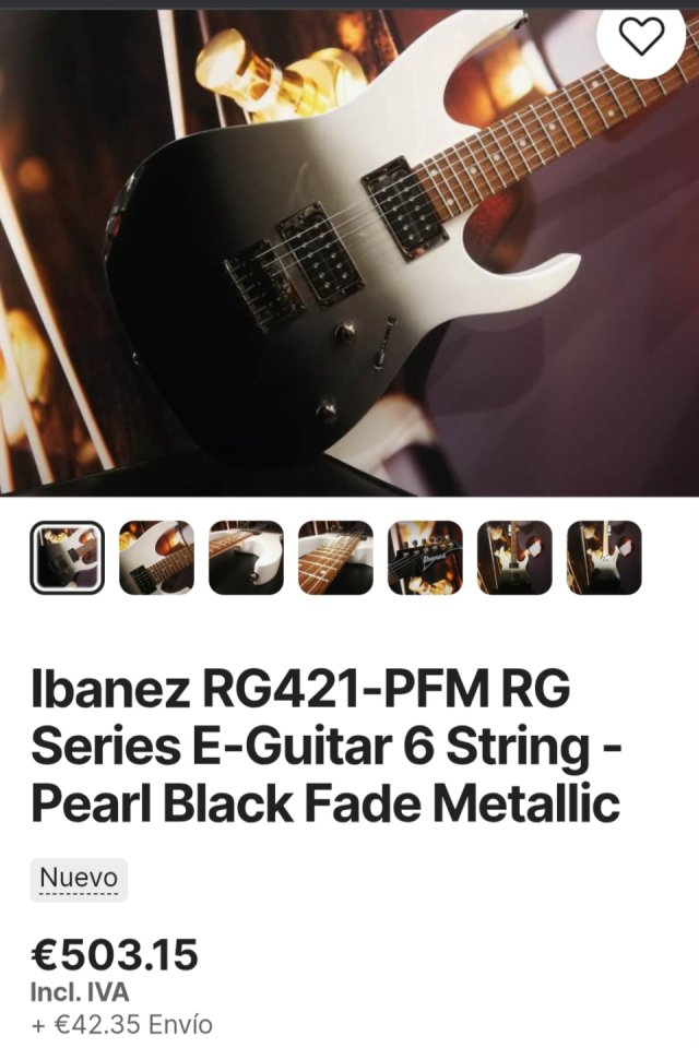 ibanez rg421 pfm de segunda mano · Foto 5 de 10 · Valencia