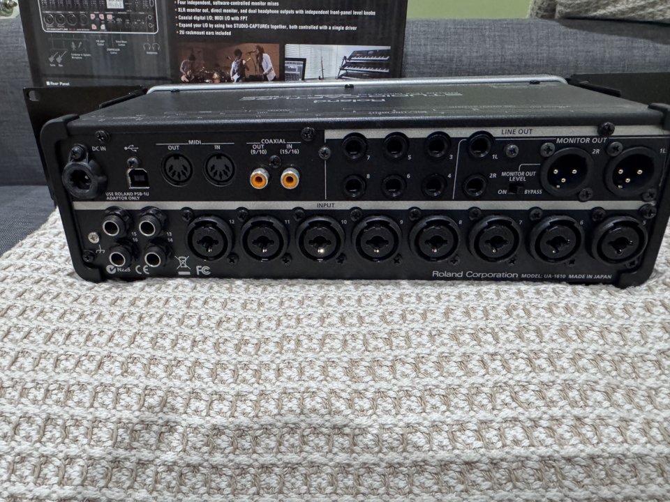 Interface ROLAND Studio Capture 1610