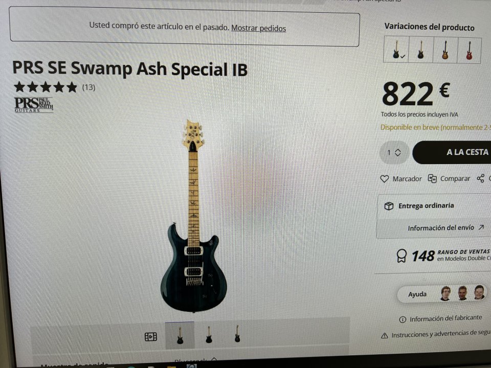 PRS SE Swamp Ash Special IB