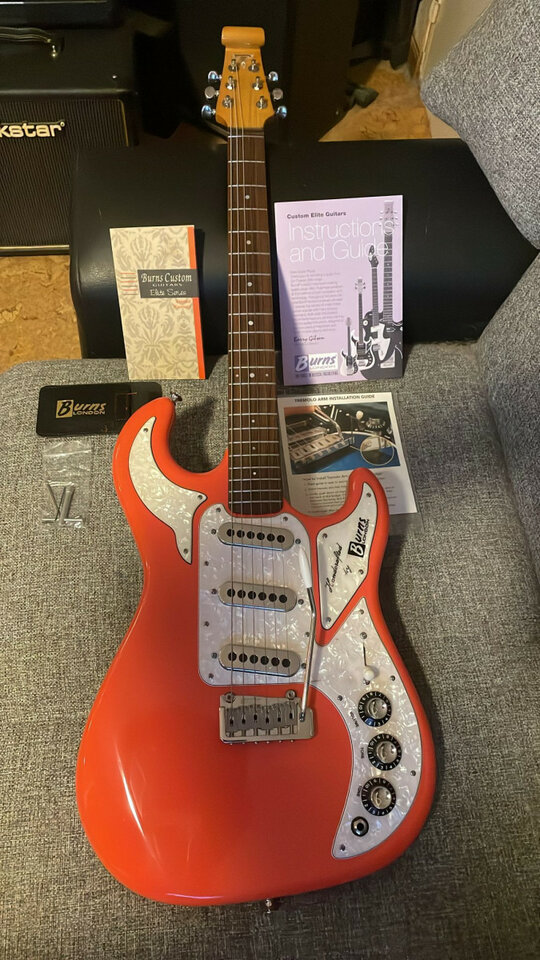 RESERVADA: Guitarra Burns Marquee PRO Fiesta Red