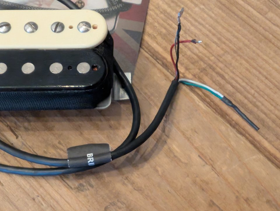 [VENDO o CAMBIO] Bare Knuckle Holy Diver (Bridge) - Zebra - Handwound in UK