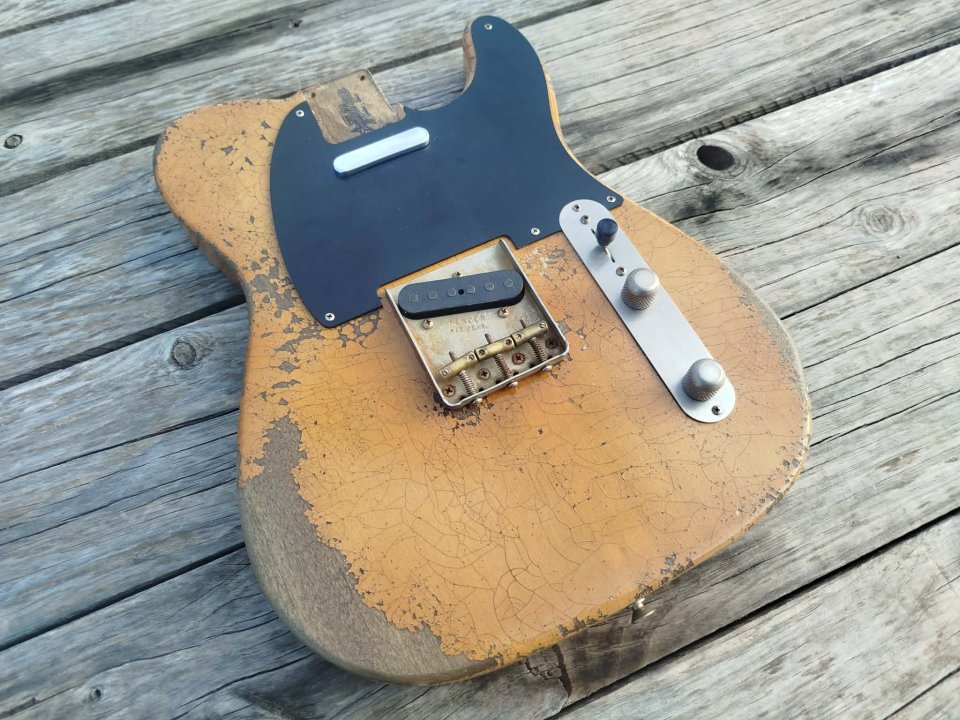 Telecaster Blackguard 50s Josefina Campos - Baldman Heavy Relic Proyecto