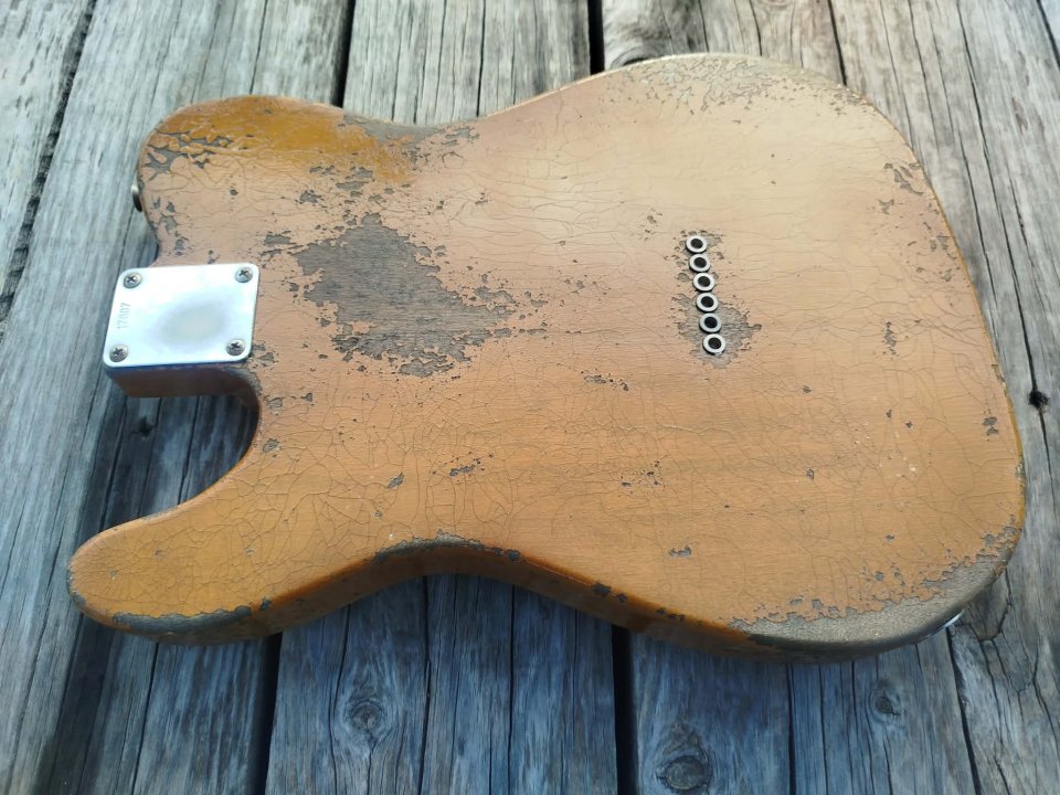 Telecaster Blackguard 50s Josefina Campos - Baldman Heavy Relic Proyecto