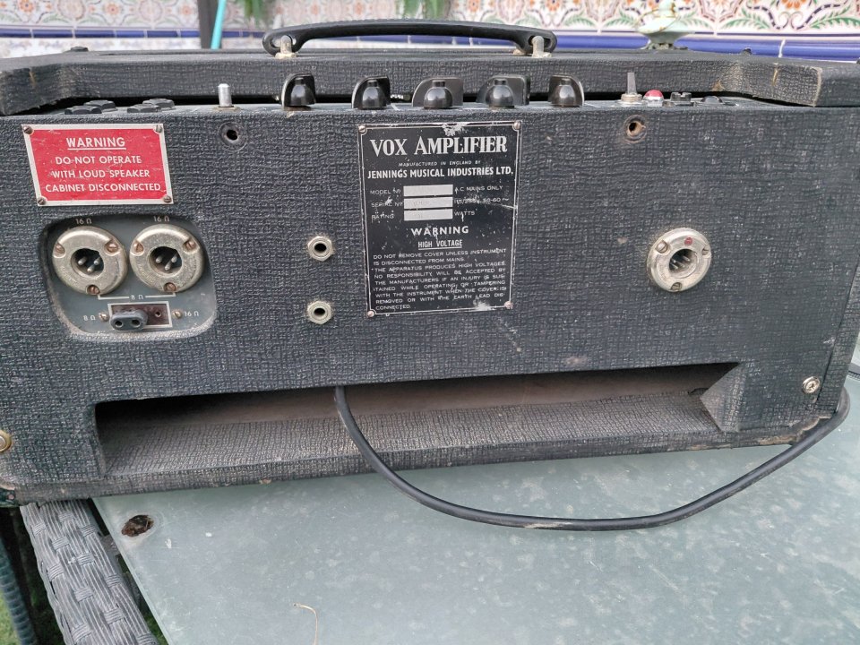 Cabezal vox ac50 mkIII de 1966 de segunda mano · Foto 4 de 8 · Málaga · 1250 €