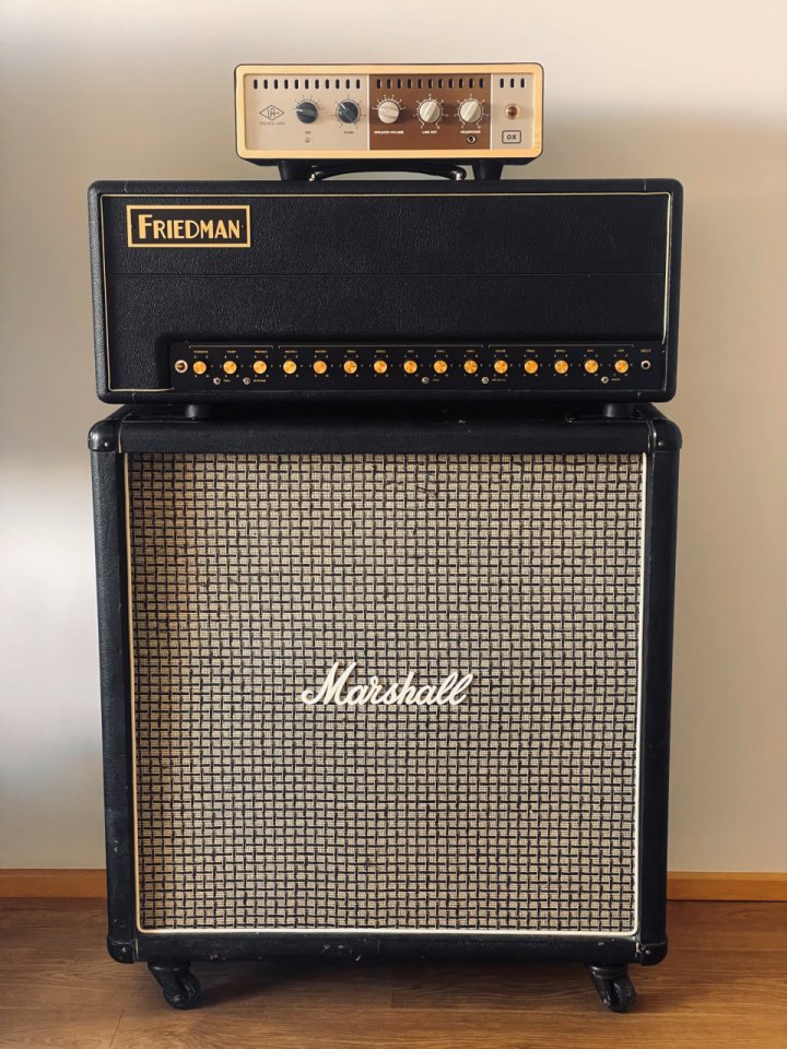 Friedman BE100 Deluxe + Marshall 4x12
