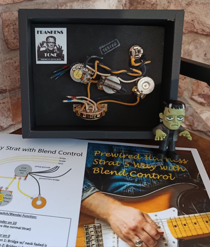 Arnes precableado STRATOCASTER 5 Posiciones+ Blender de segunda mano · Foto 3 de 5 · Bizkaia · 100 €