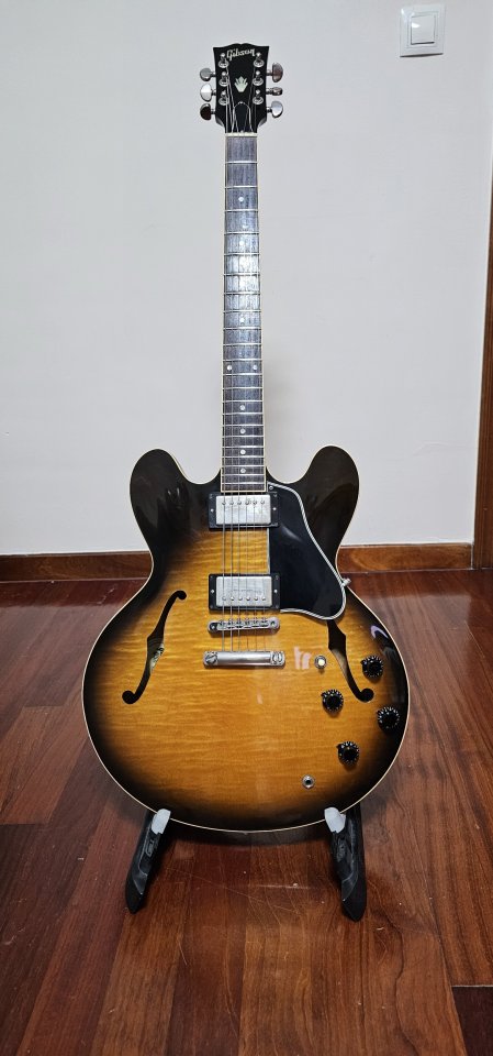 Gibson ES-335 1995 60' dot figured tobacco