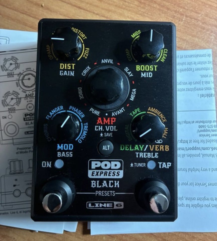 Multiefectos Line 6 POD EXPRESS BLACK