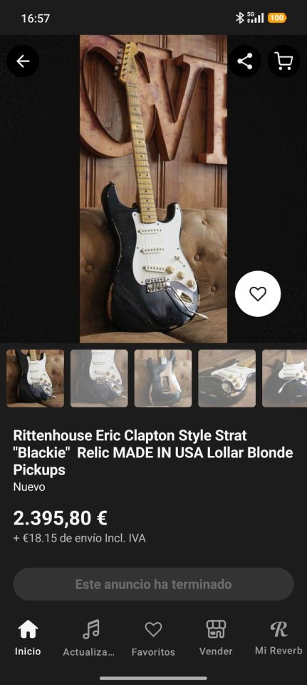 Rittenhouse "Blackie" Stratocaster