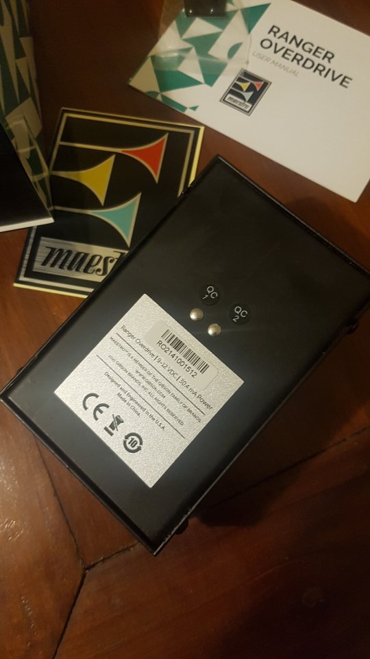 Maestro Ranger Overdrive pedal