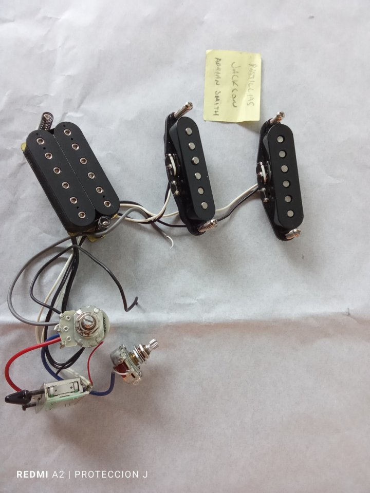 Set de Pastillas Jackson Adrian Smith SDX