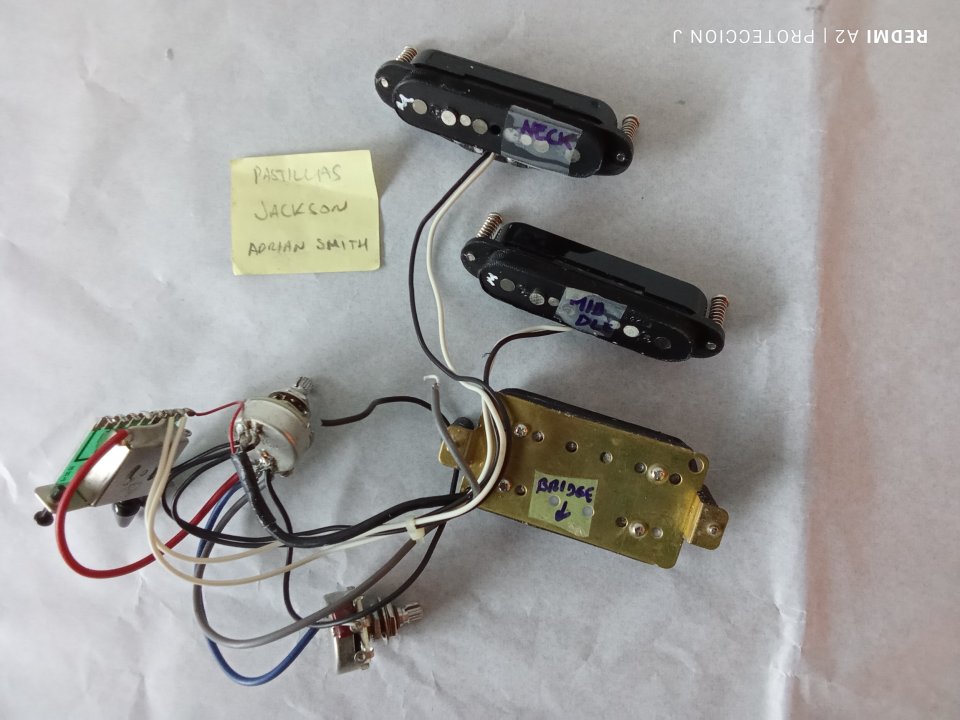 Set de Pastillas Jackson Adrian Smith SDX