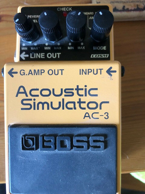 Boss AC3 Simulador acústica