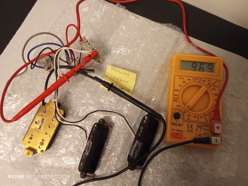 Set de Pastillas Jackson Adrian Smith SDX