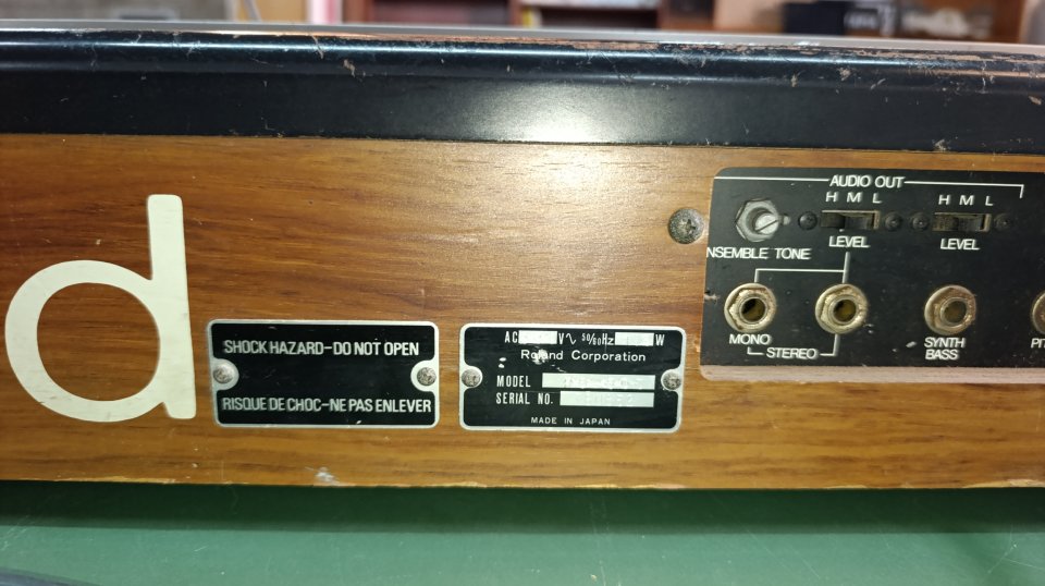 Roland RS-505 Paraphonic de segunda mano · Foto 4 de 5 · Las Palmas · 2500 €