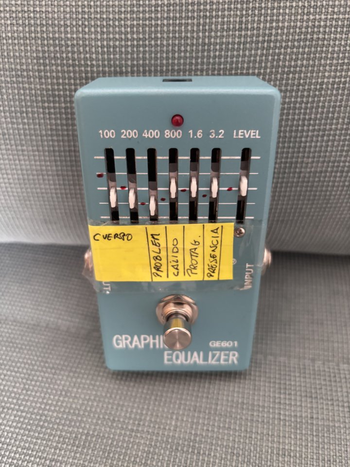 Maxon GE-601 Graphic Equalizer (pedal ecualizador guitarra)