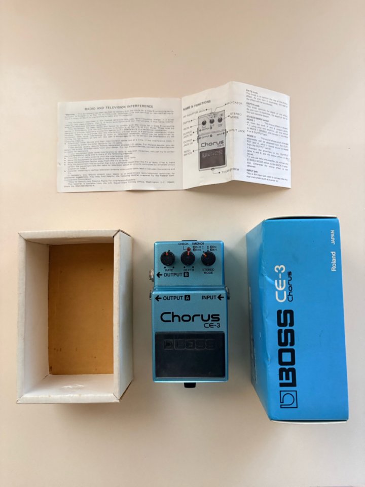 Pedal Boss Chorus CE-3 de segunda mano · Foto 1 de 3 · Barcelona · 55 €