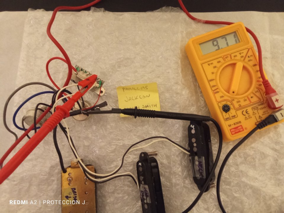 Set de Pastillas Jackson Adrian Smith SDX