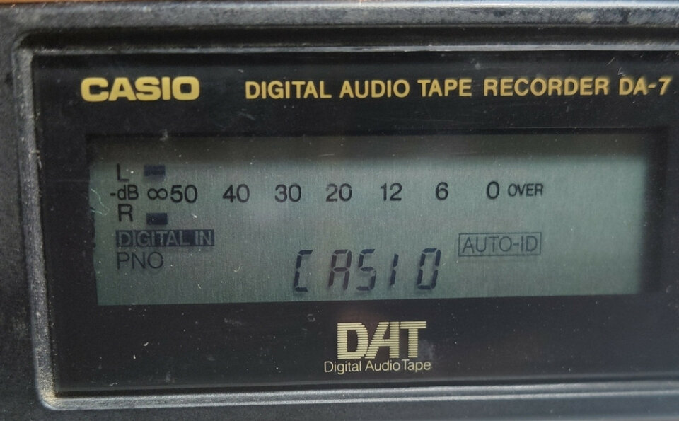 DAT Casio DA7 (ver descripción)