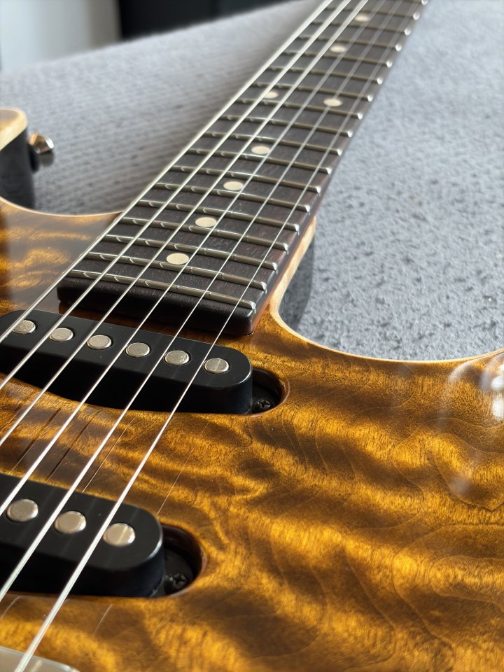 Tom Anderson Drop Top Quilted Top Tiger Eye