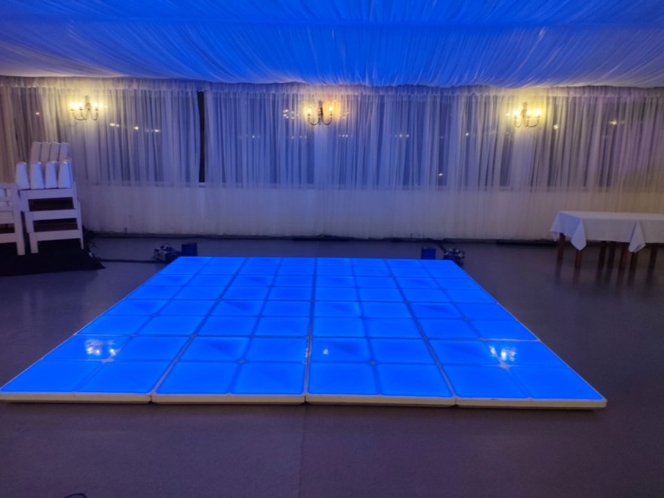 Pista de Baile com LEDs RGB - DMX » 16m2 » 4m x 4m