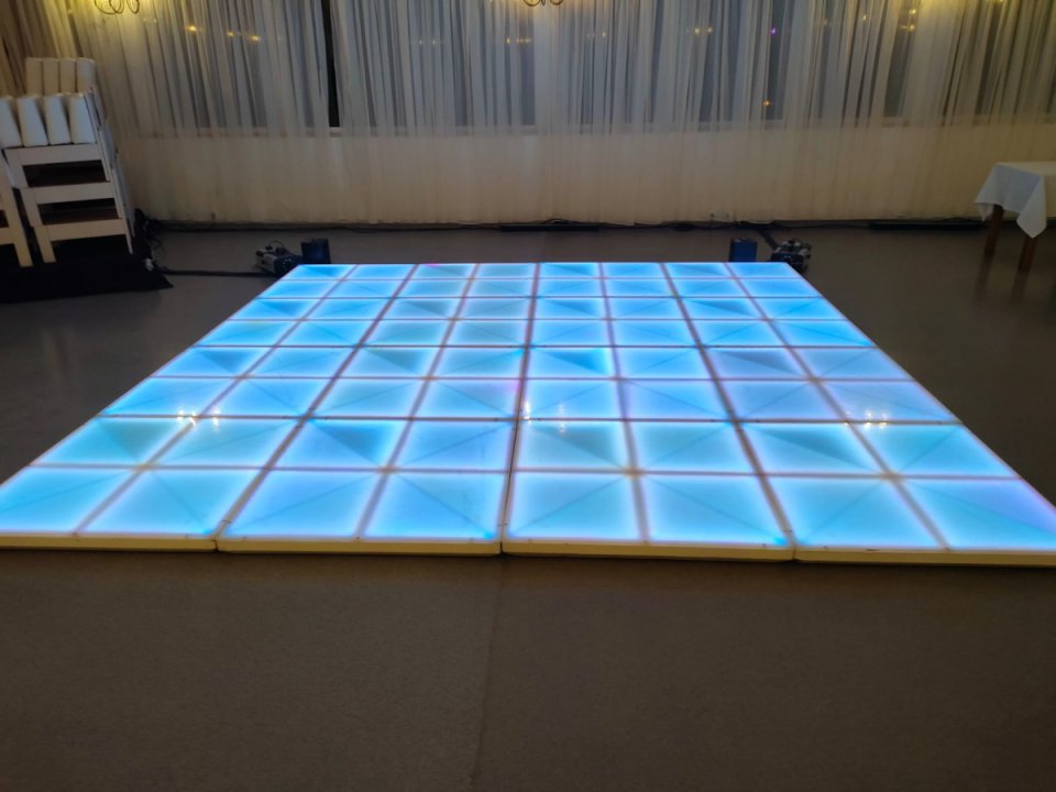 Pista de Baile com LEDs RGB - DMX » 16m2 » 4m x 4m