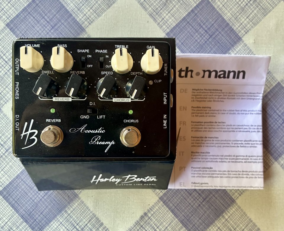 Harley Benton Custom Line Acoustic Preamp de segunda mano · Foto 1 de 6 · Madrid · 50 €