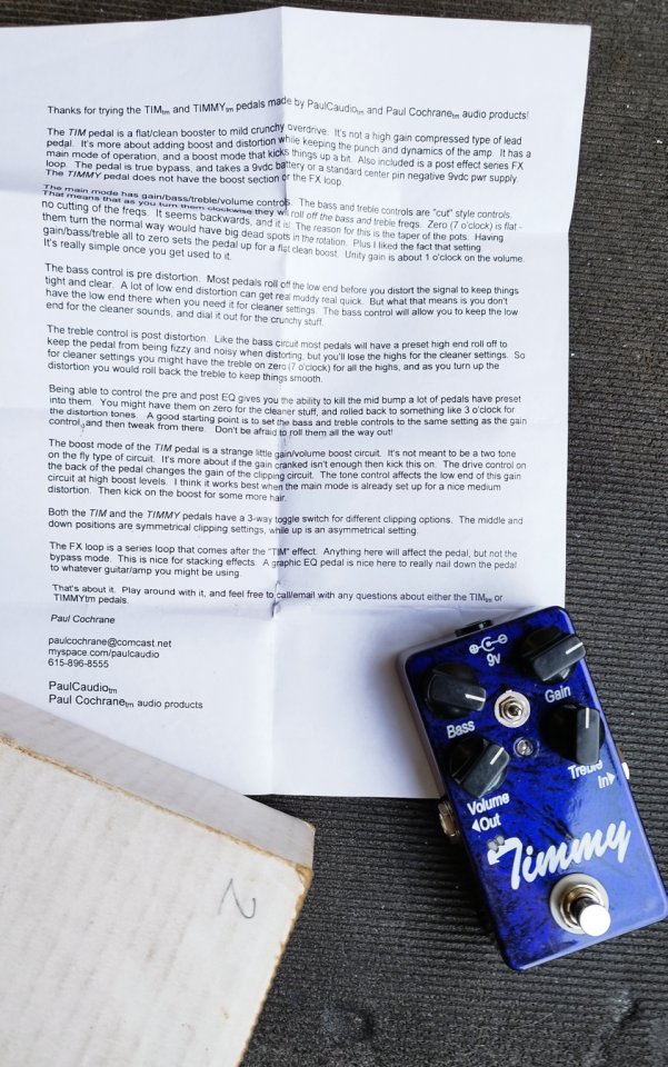 Paul Cochrane Timmy Overdrive V2 de segunda mano · Foto 4 de 4 · Bizkaia · 325 €