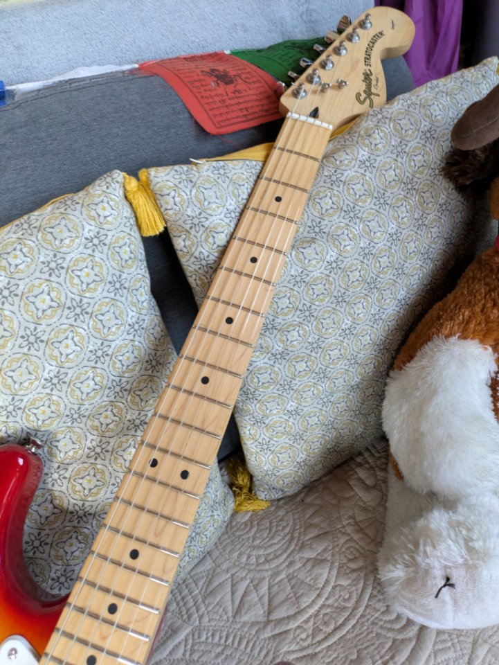 Squier Stratocaster Standard 70s, pastillas Fender Std
