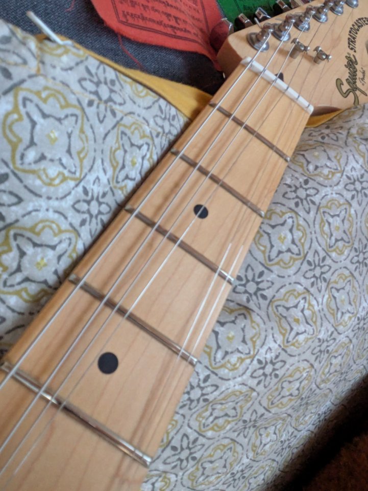 Squier Stratocaster Standard 70s, pastillas Fender Std