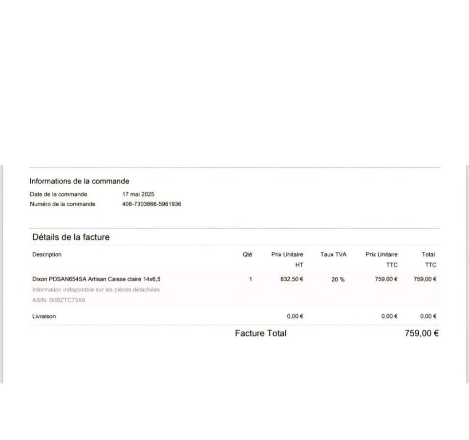 Dixon Artisan Alu Solid 14x6,5 Factura 759€ Envío OK