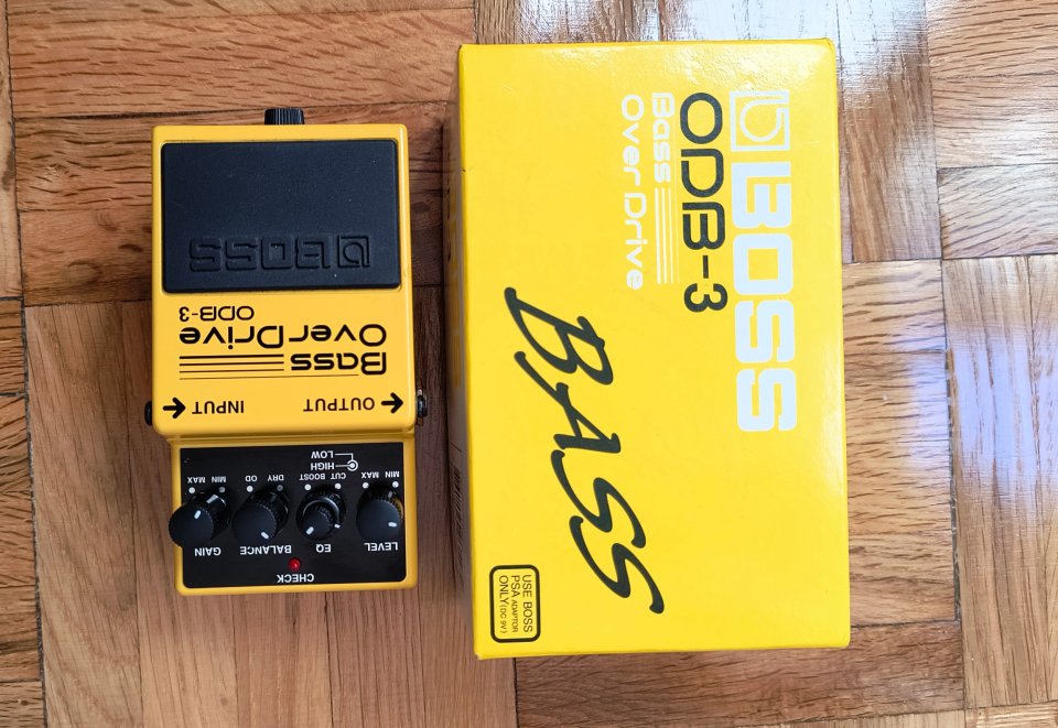 Boss bass overdrive ODB - 3