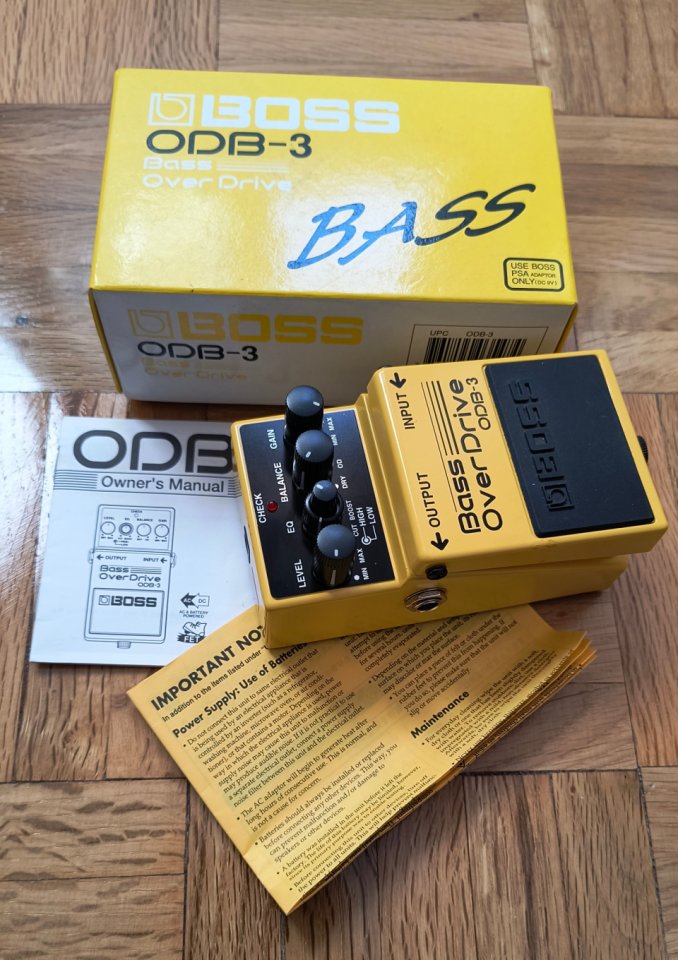 Boss bass overdrive ODB - 3