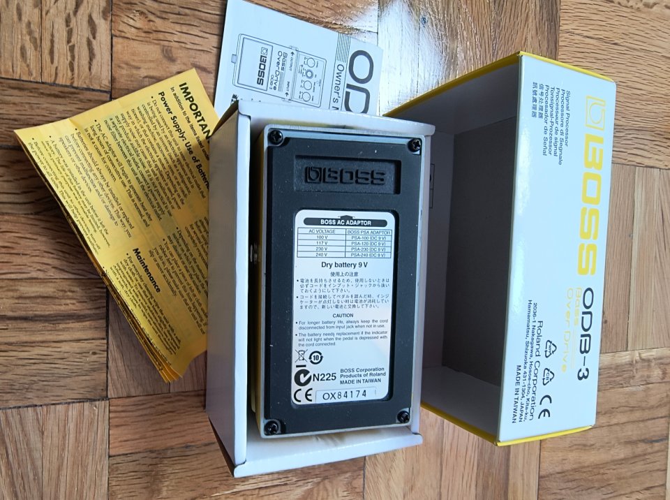 Boss bass overdrive ODB - 3