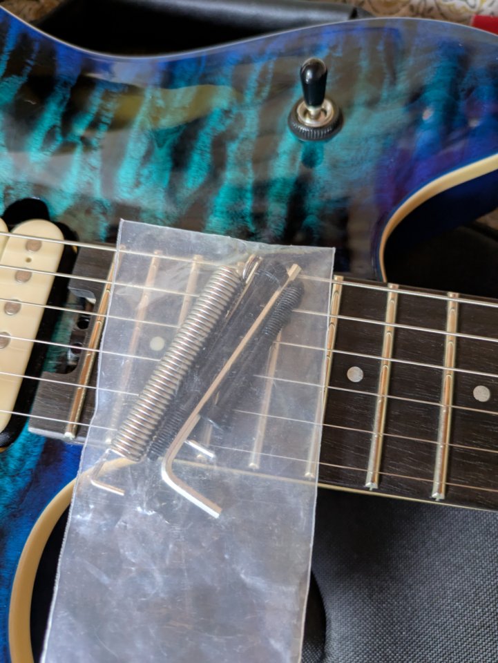 EVH Wolfgang Special, chlorine burst, diapasón de ébano de segunda mano · Foto 10 de 10 · Madrid · 670 €