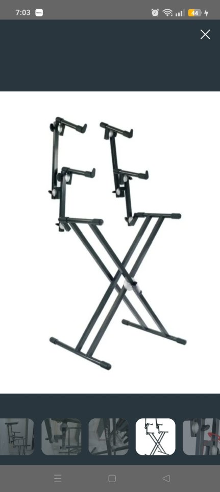 Soporte 3 teclados Proel SPL253