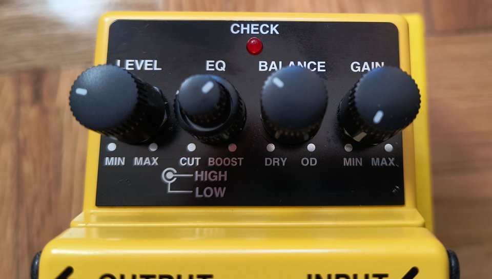 Boss bass overdrive ODB - 3