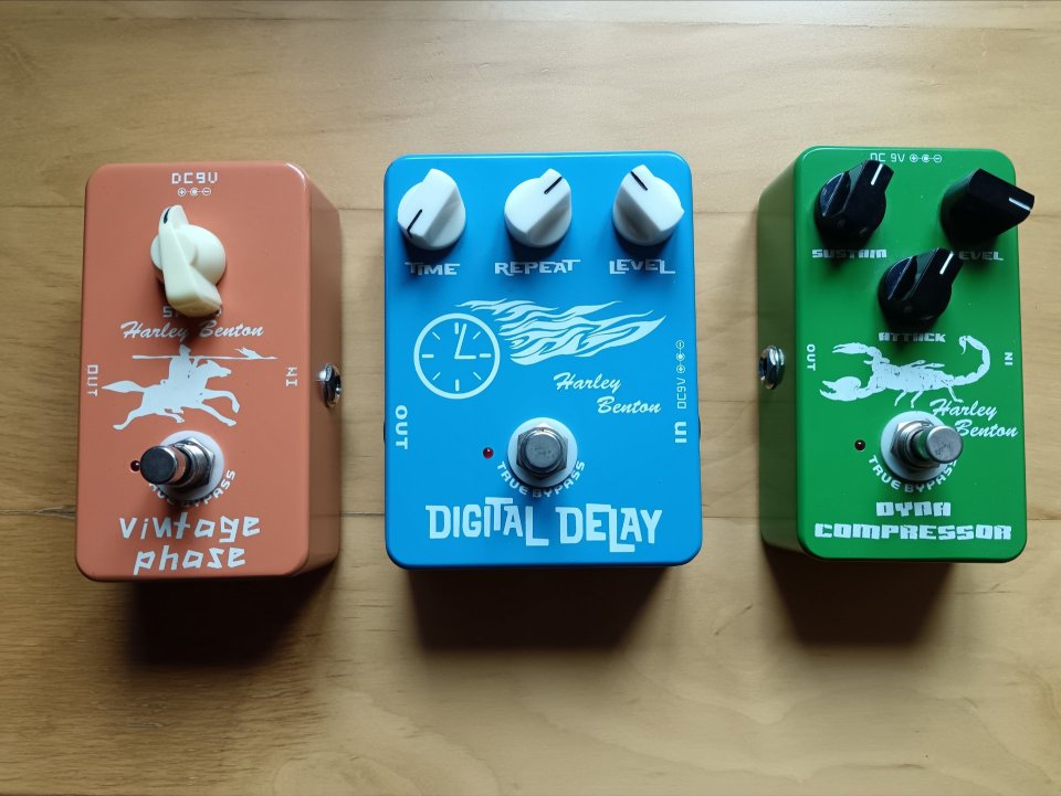 Pack 3 pedales Harley Benton