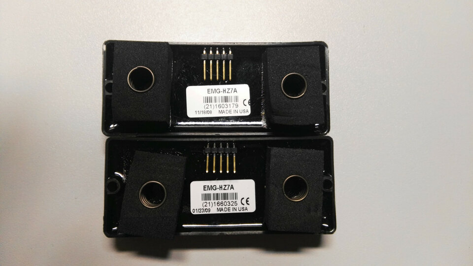 Set Pastillas EMG HZ7-A para guitarra de siete cuerdas.