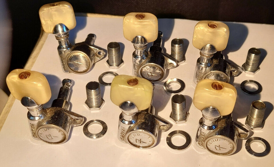 Set de Afinadores grover. Fender coronado 1968