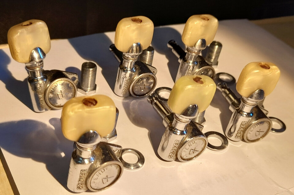 Set de Afinadores grover. Fender coronado 1968