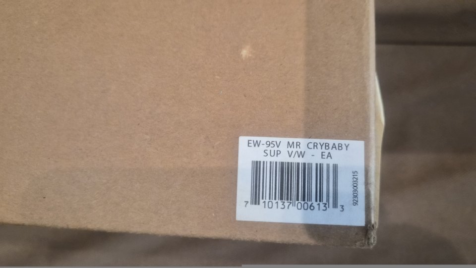 Mister Cry Baby Volumen Wah Model Ew-95V de segunda mano · Foto 8 de 9 · Castellón · 150 €