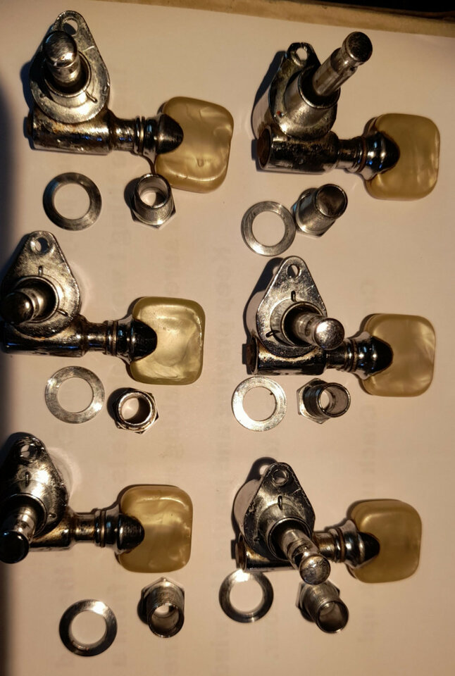 Set de Afinadores grover. Fender coronado 1968