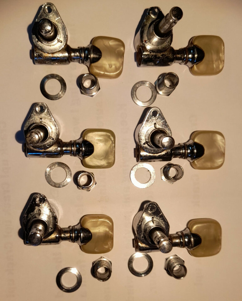 Set de Afinadores grover. Fender coronado 1968