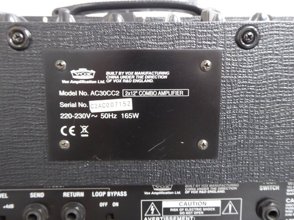 Amplificador Vox AC 30 CC2 de segunda mano · Foto 3 de 7 · Asturias · 850 €