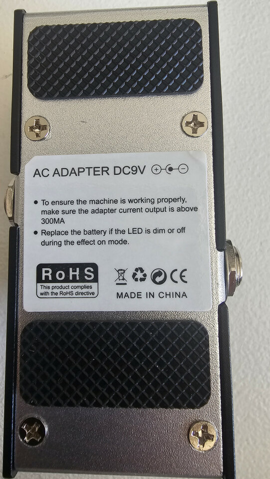 Pedal MINI OVERDRIVE para guitarra o bajo.