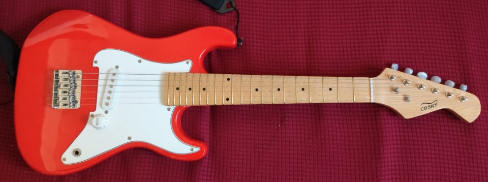Guitarra eléctrica infantil