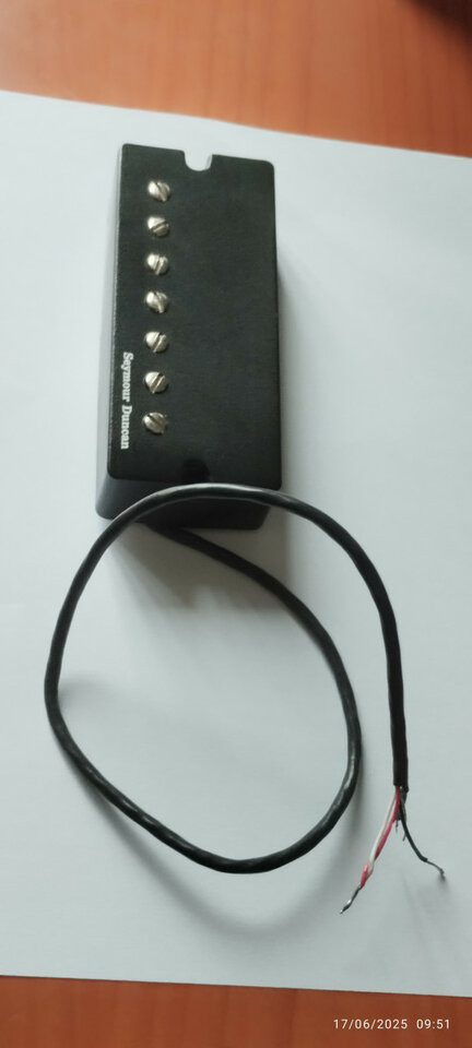 Pastilla Seymour Duncan Nazgul 7 cuerdas pasiva Puente Soapbar.