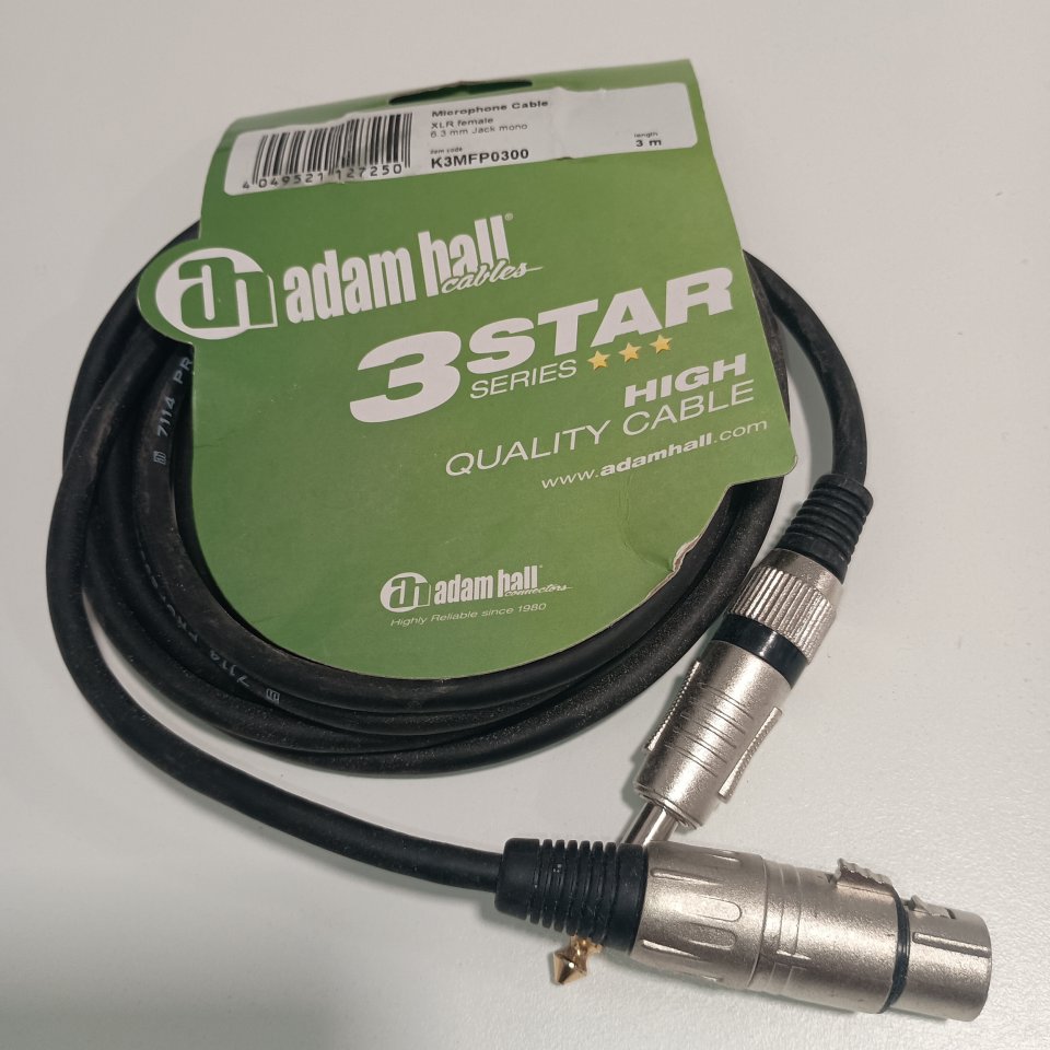 Cable Jack/xlr de segunda mano · Foto 2 de 2 · Málaga · 8 €