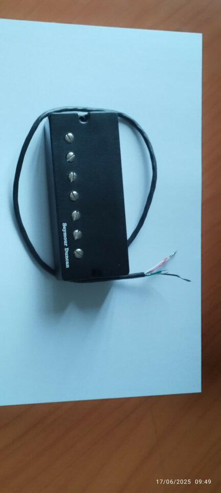 Pastilla Seymour Duncan Nazgul 7 cuerdas pasiva Puente Soapbar.